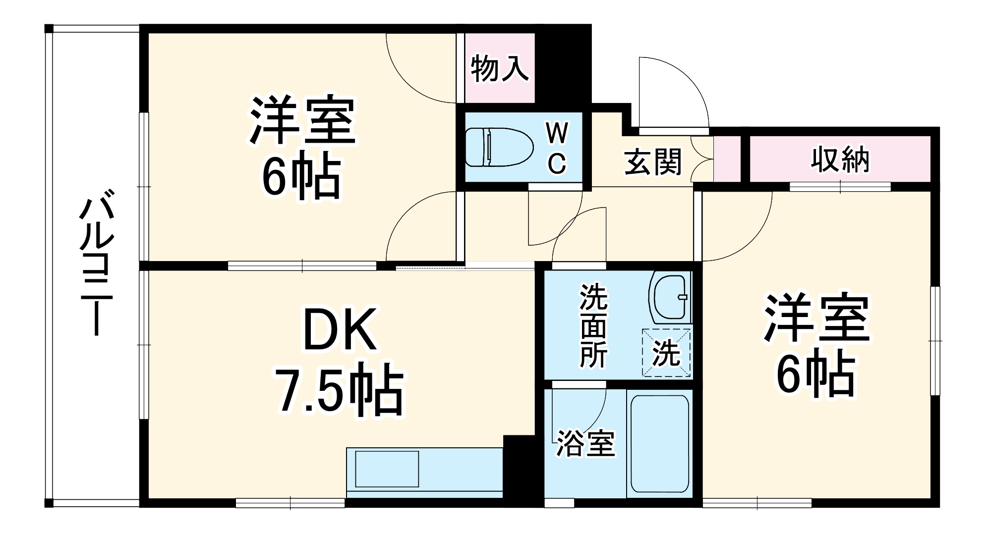 サンシティヒコタC3の間取り