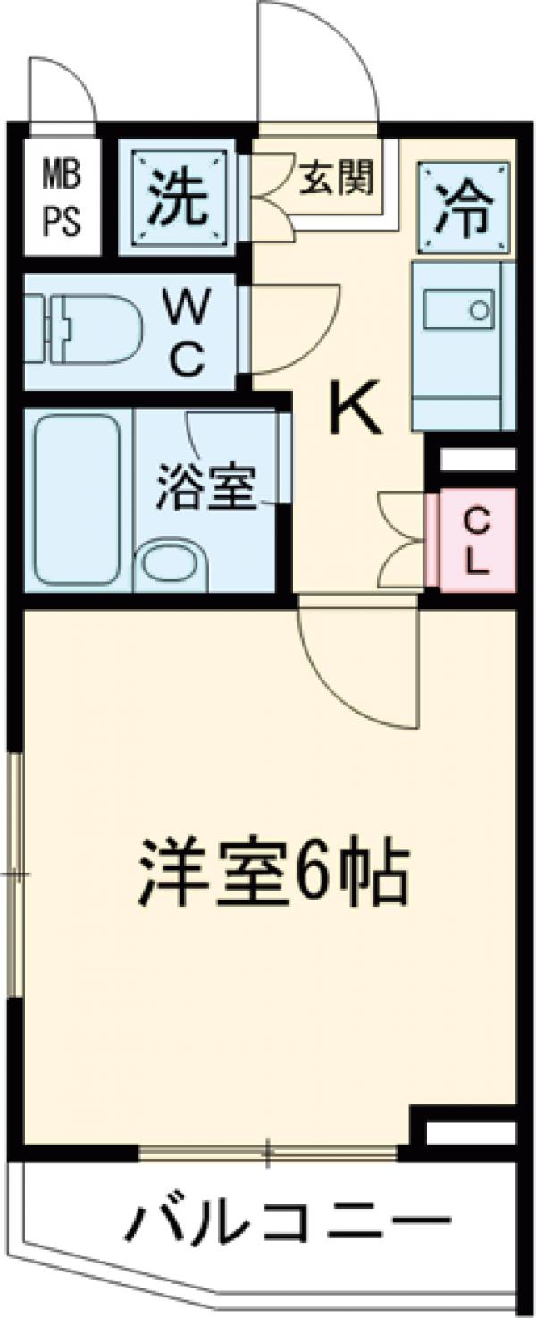 ルーブル下井草弐番館の間取り
