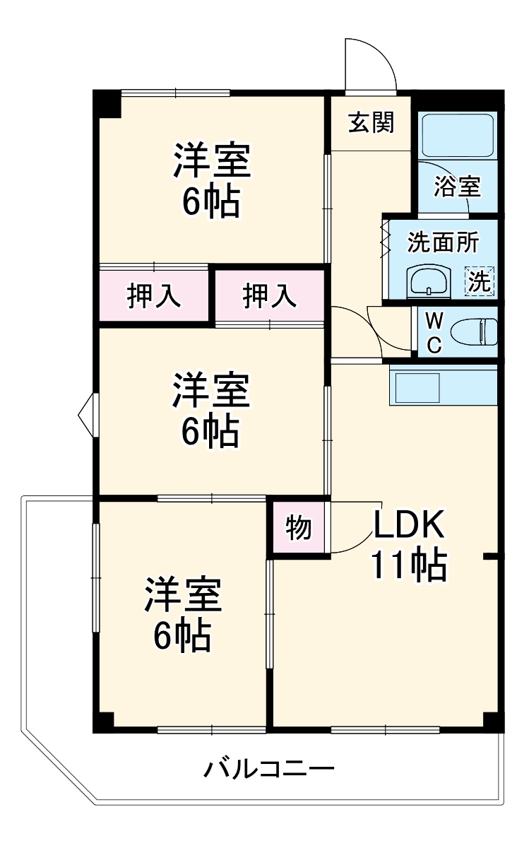 グランシャリオ幸田の間取り