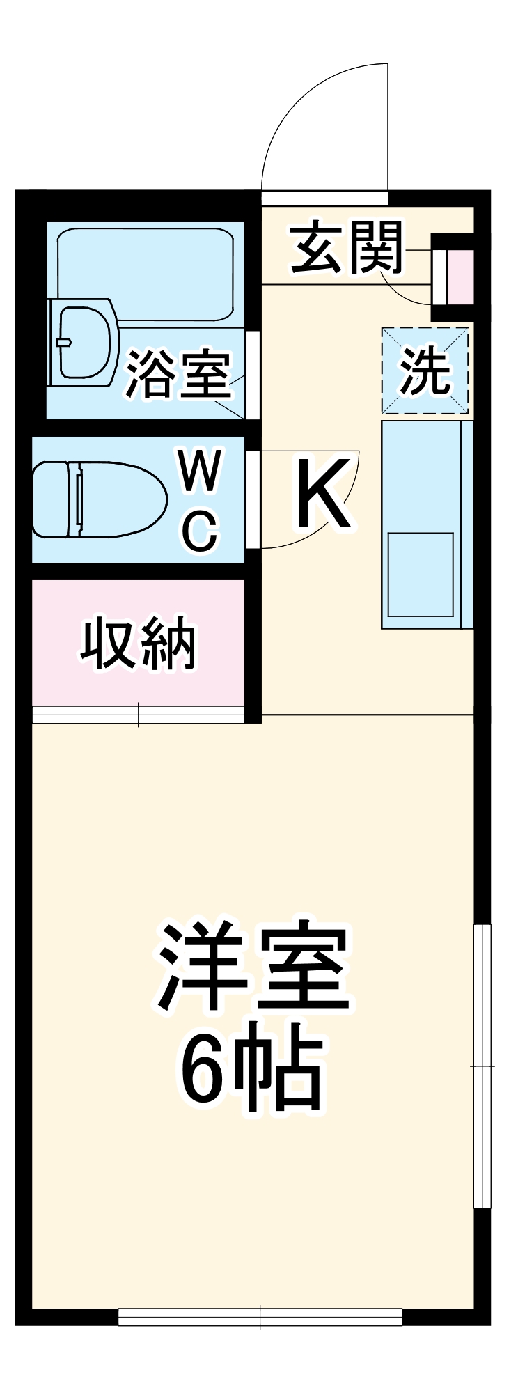 ヒルズ鶴間の間取り