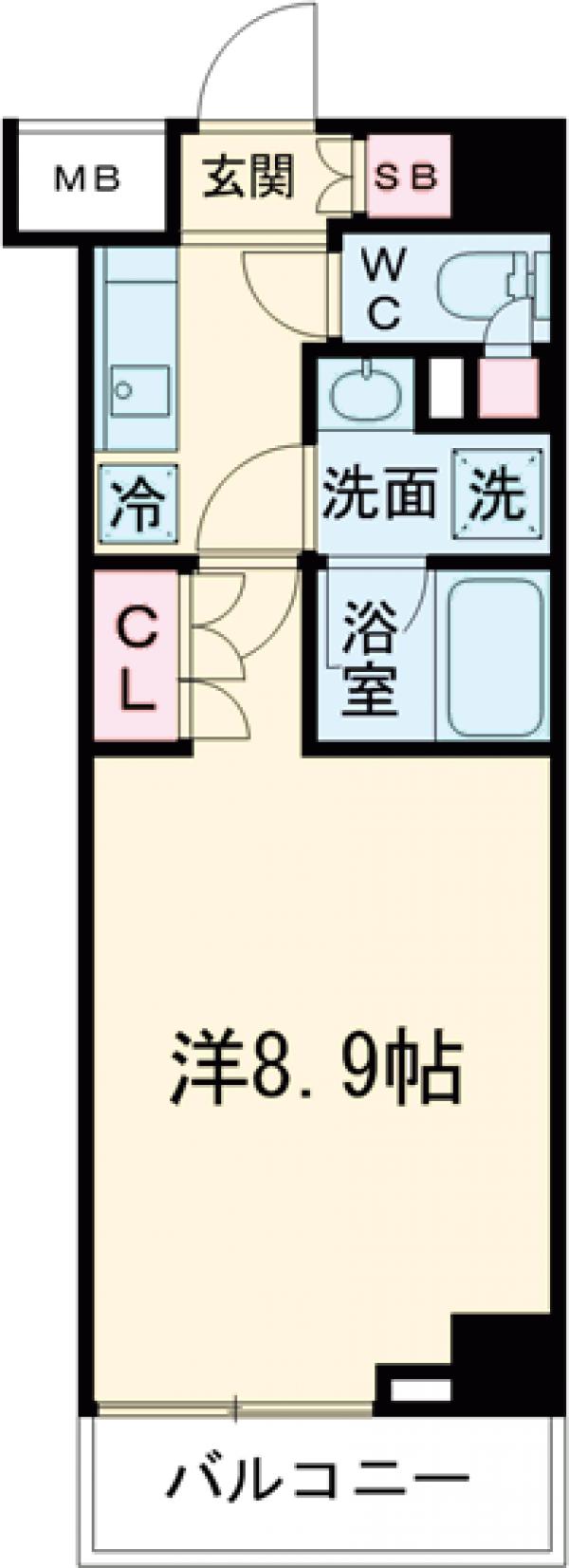 ガリシア中野富士見町の間取り
