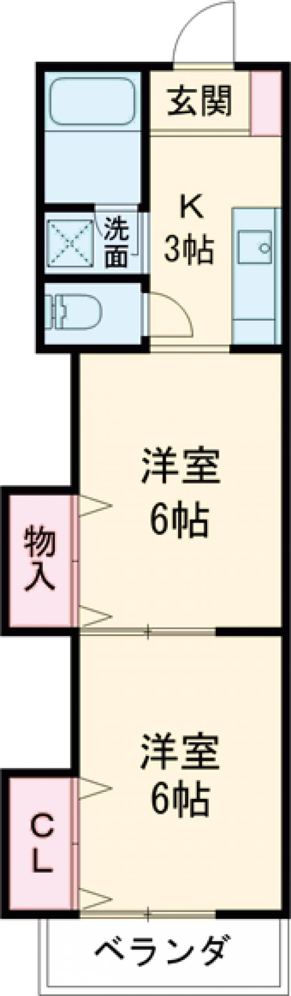 プチベルの間取り