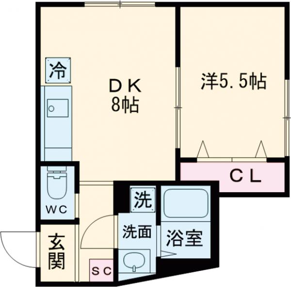 ウェルスクエア永福町の間取り