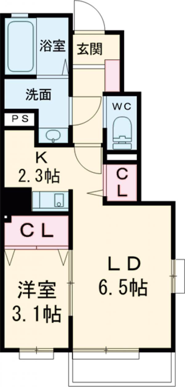 ティエラ晴の間取り