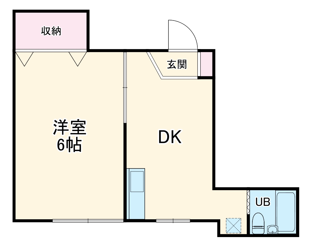 島五コーポの間取り