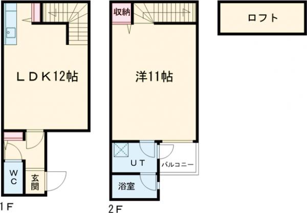 Prinston squareの間取り