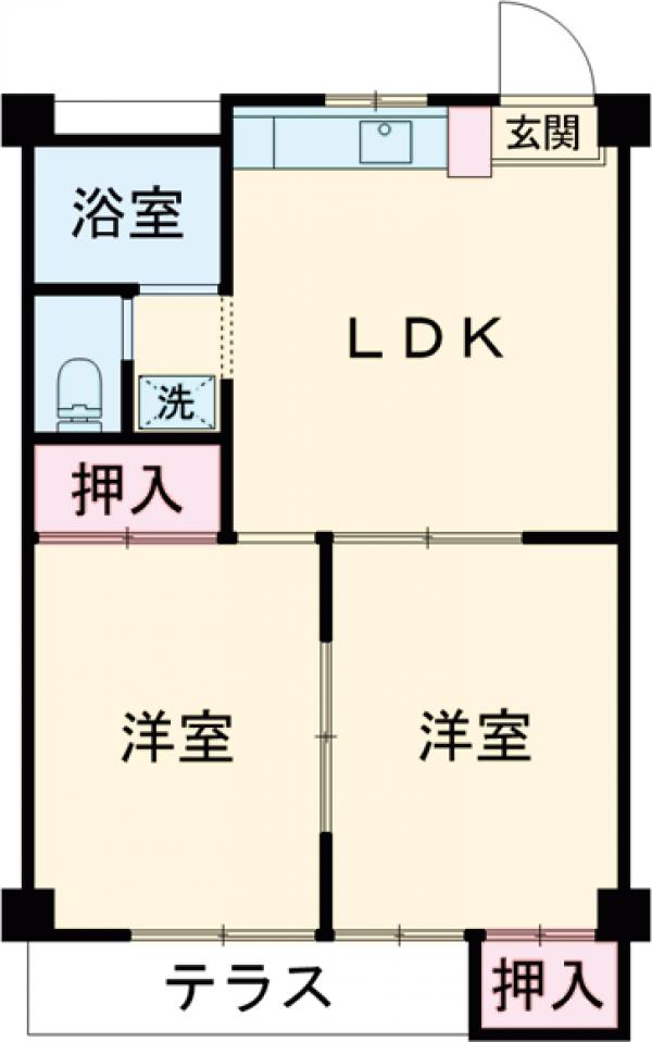 春日マンションの間取り