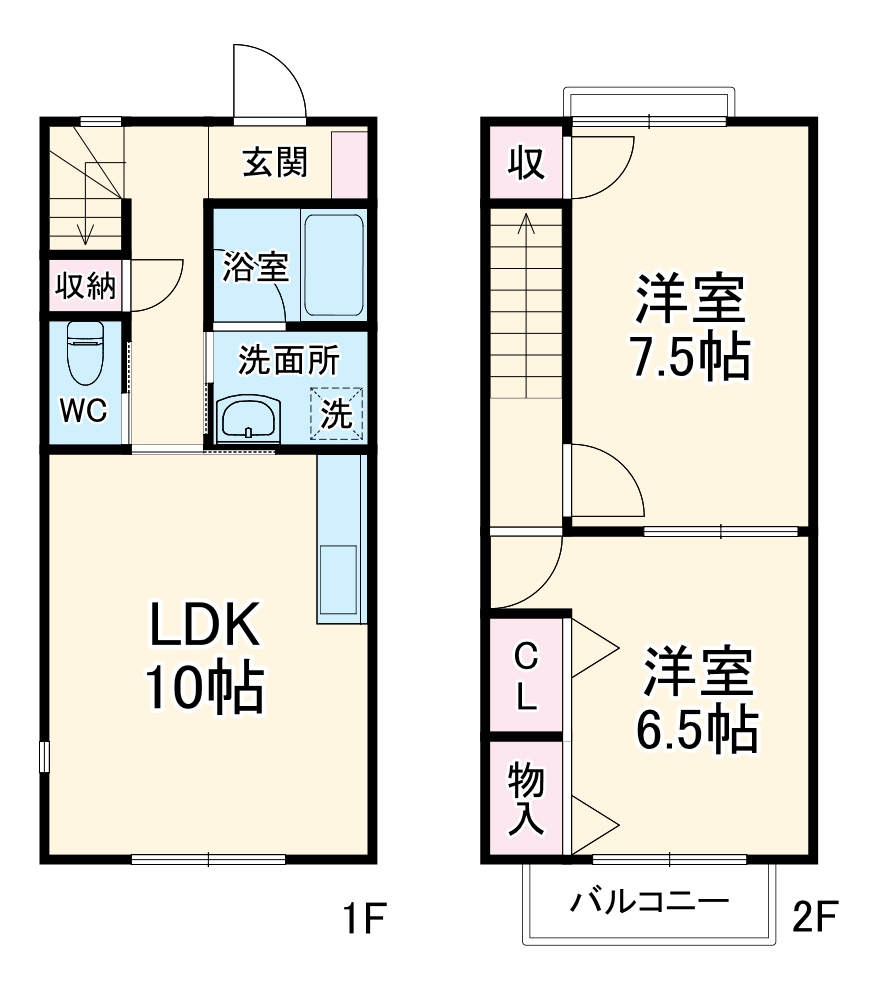 Branche’K&K Bの間取り