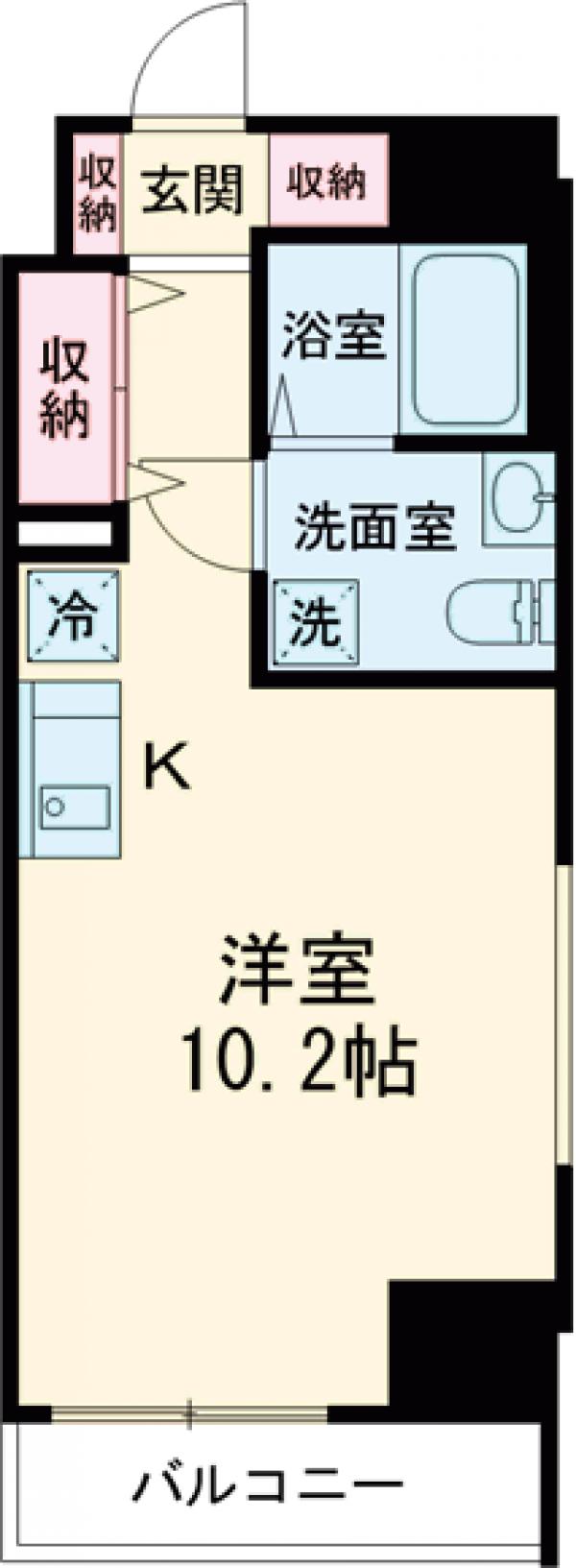 スタイリオ中延の間取り