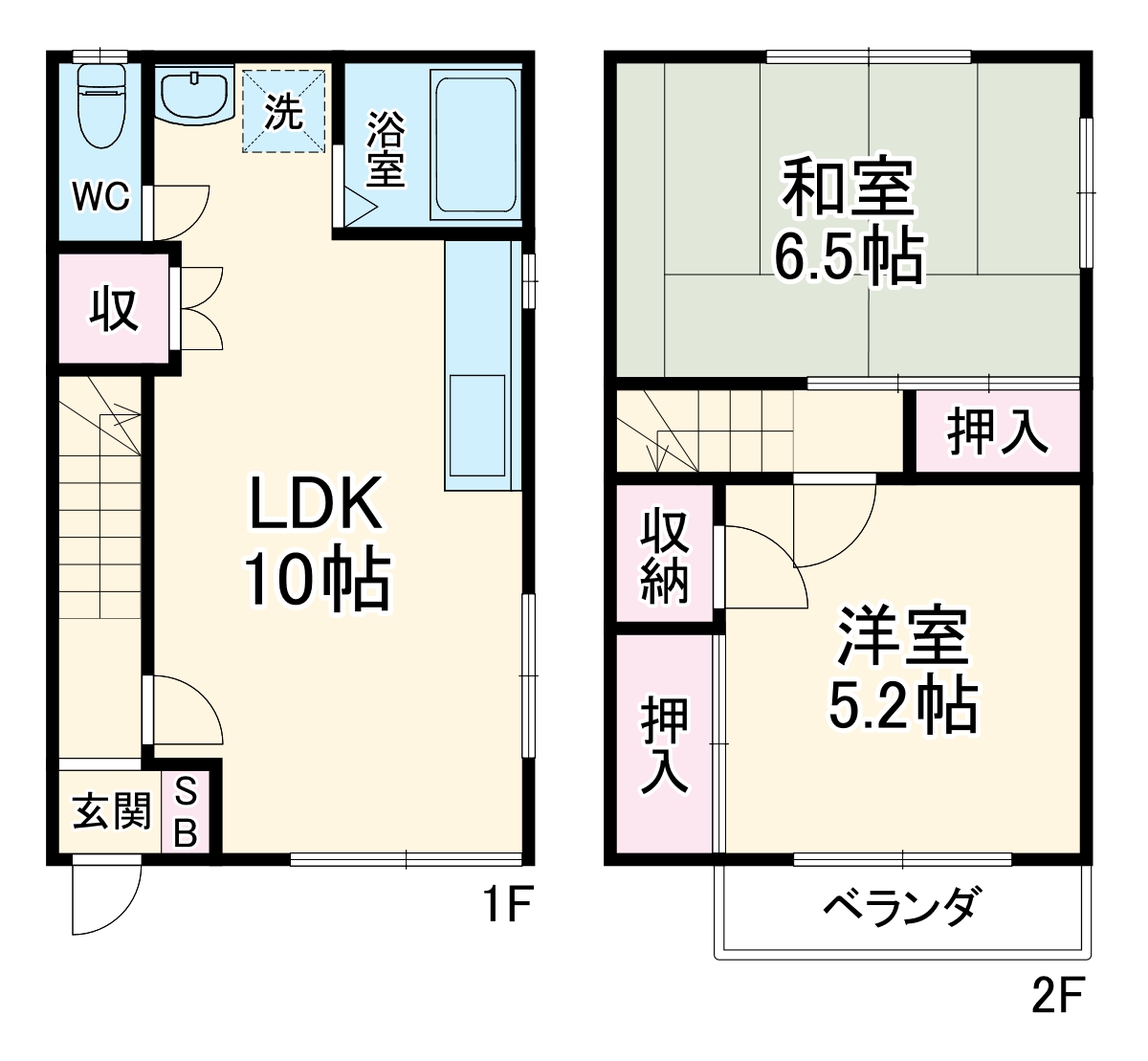エスポワール藤ヶ谷の間取り