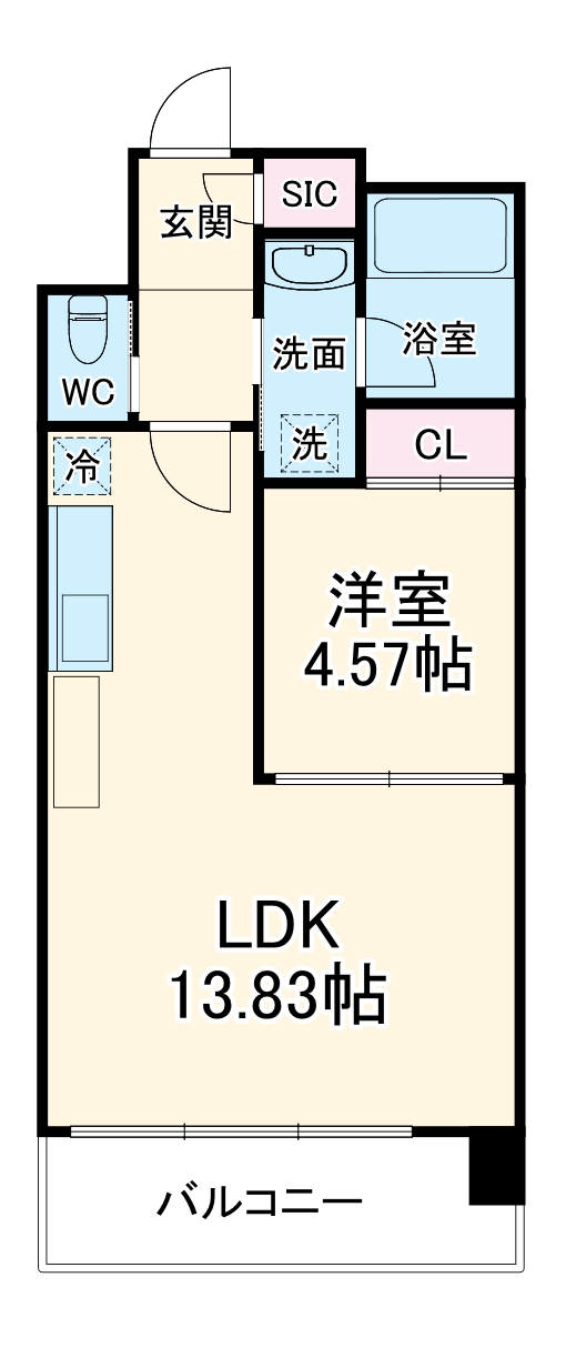 プレジオ今福鶴見の間取り