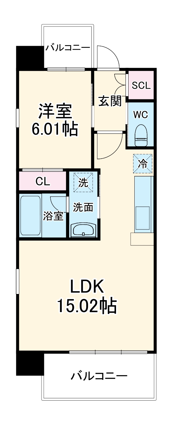 プレジオ今福鶴見の間取り