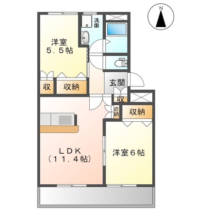 クレストール瑞雲郷の間取り