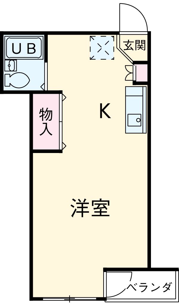 ハイム岡安の間取り
