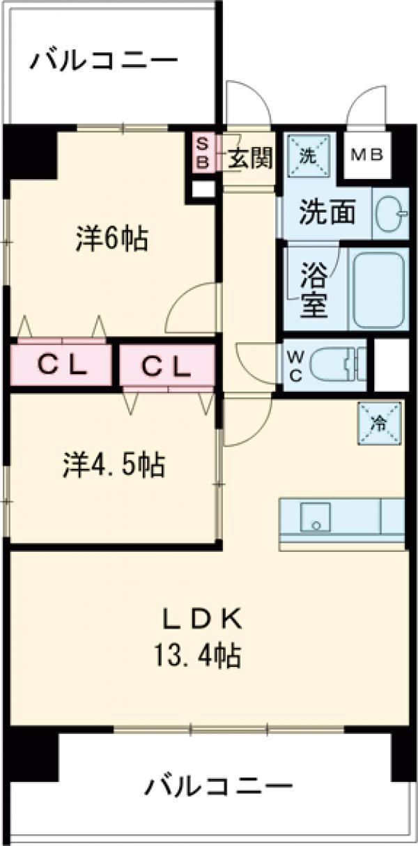 ALUNA 千歳船橋の間取り