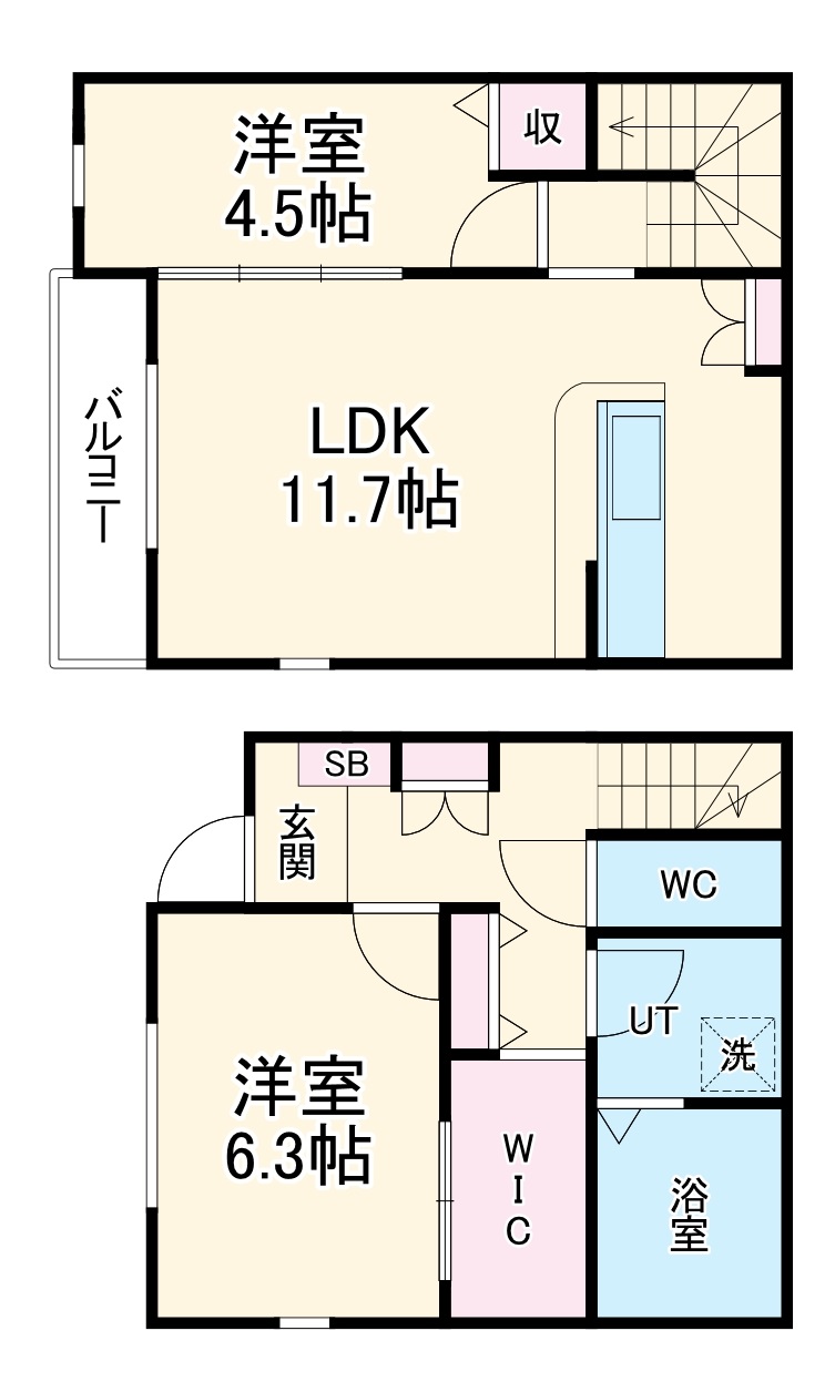 スウィートヴィラの間取り