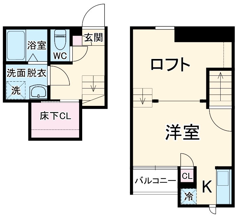 CB春日部カルモの間取り