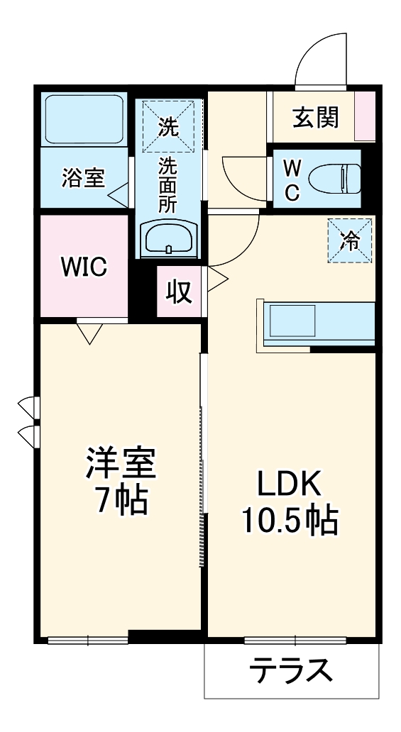 ヴァイセヴェレ鎌倉の間取り