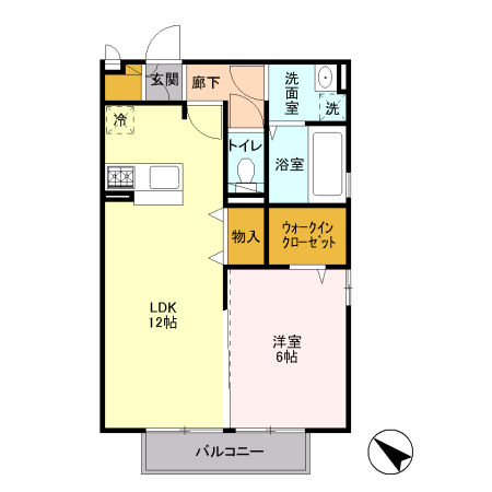 ベルソフィアCの間取り