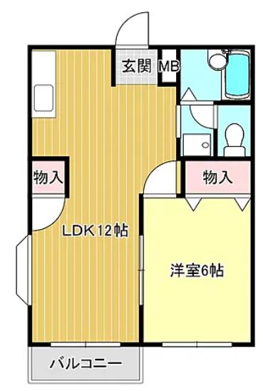 エルディム豊田の間取り