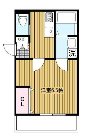 横浜元町ガーデン離宮Aの間取り