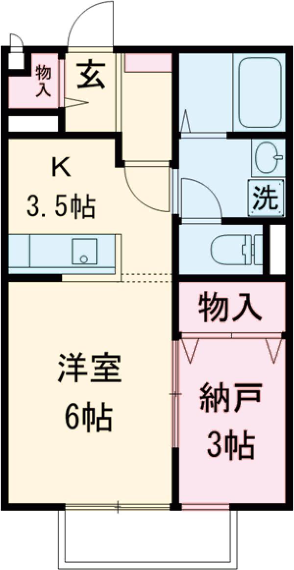 グリーンヒルズの間取り
