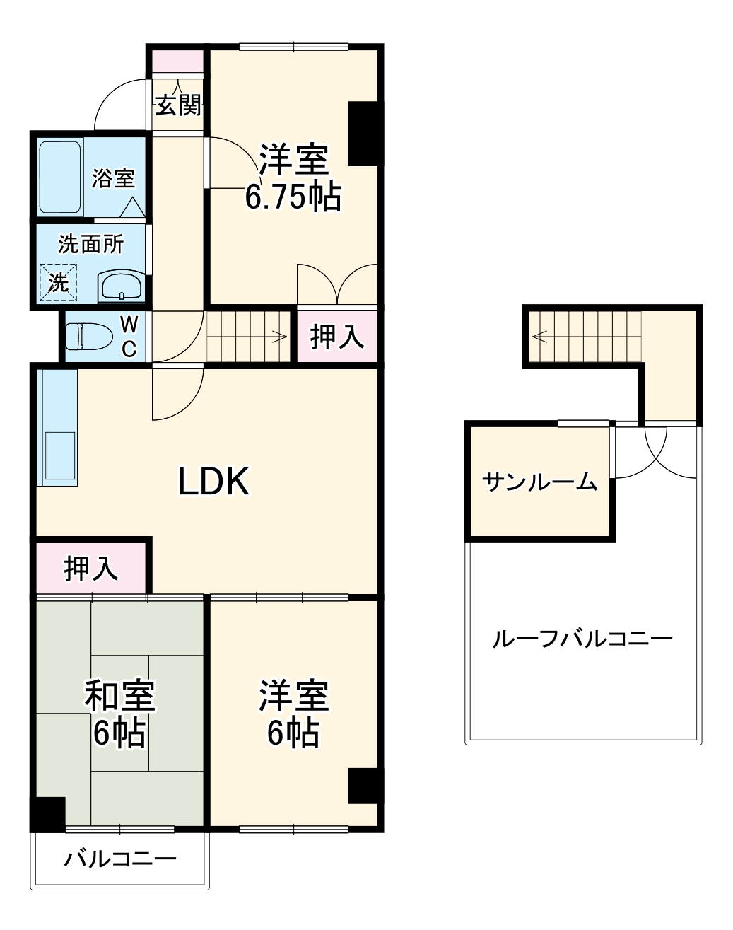アクティサガミの間取り