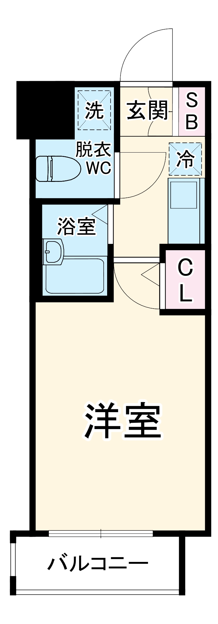 リヴシティ横浜東ベイサイドの間取り