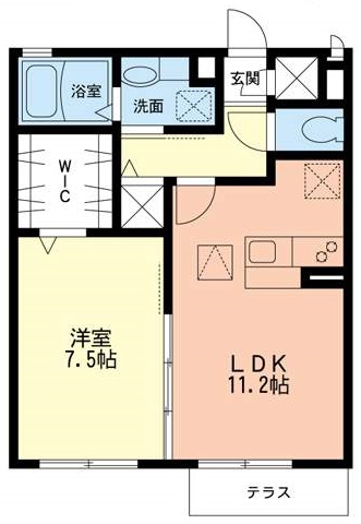 ヒルサイドパレスの間取り