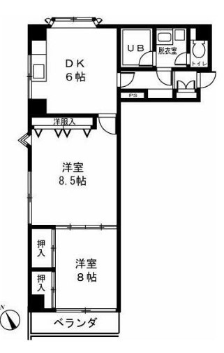 ルミエール上杉の間取り