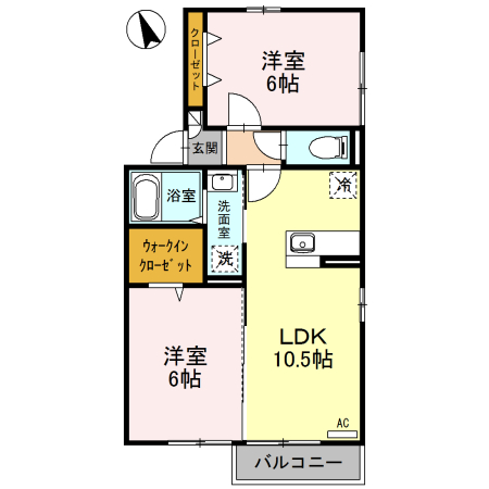 グランドール戸ヶ崎の間取り