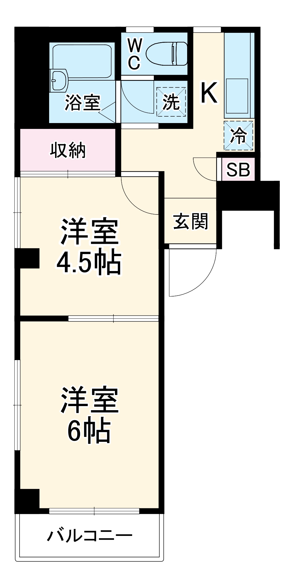 第2梨本マンションの間取り