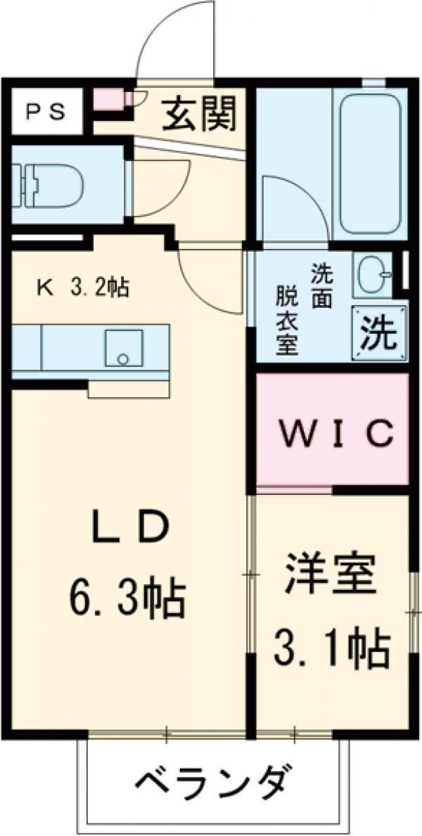 ヴァン・ベールDの間取り