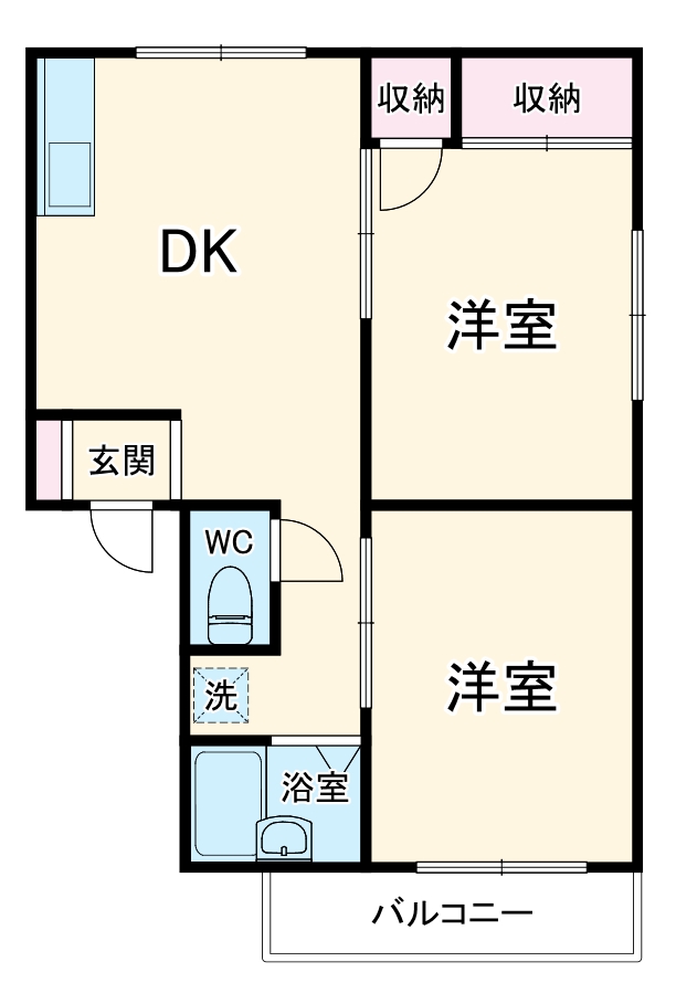 ガーデニアコート北町の間取り