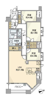 プラハ横浜センター南ステーションアリーナの間取り