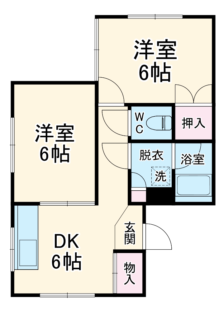サニーハイツの間取り