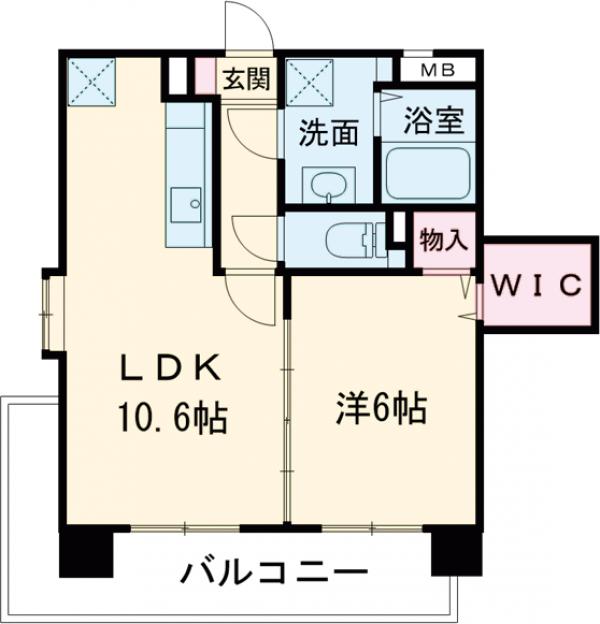 ビオラ愛宕の間取り