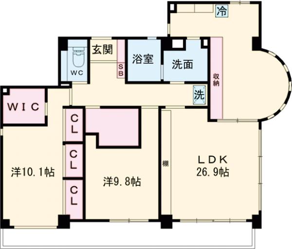 レジデンス等々力の間取り