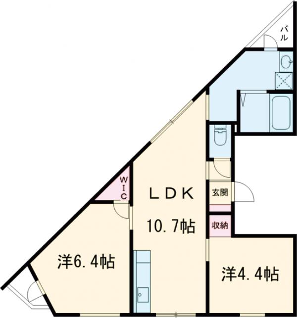 京都グランデ二条駅南の間取り