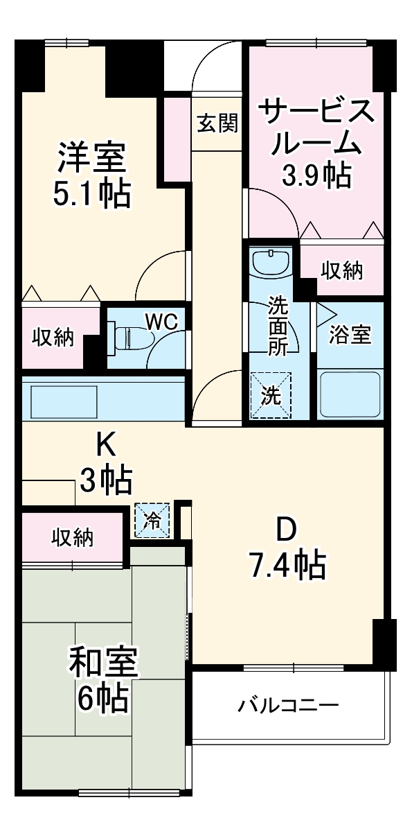 アーバンヴィラの間取り