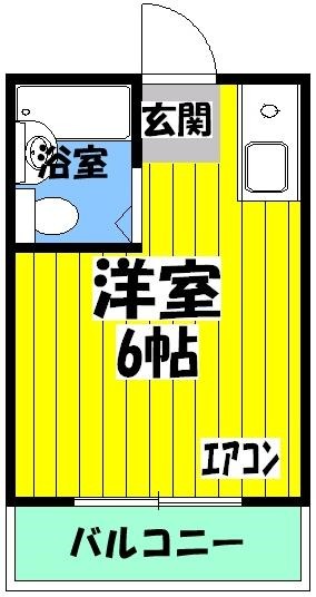 メゾン岸和田の間取り