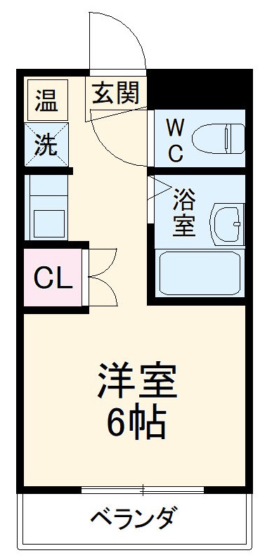 ブラウンアベニューカメタの間取り