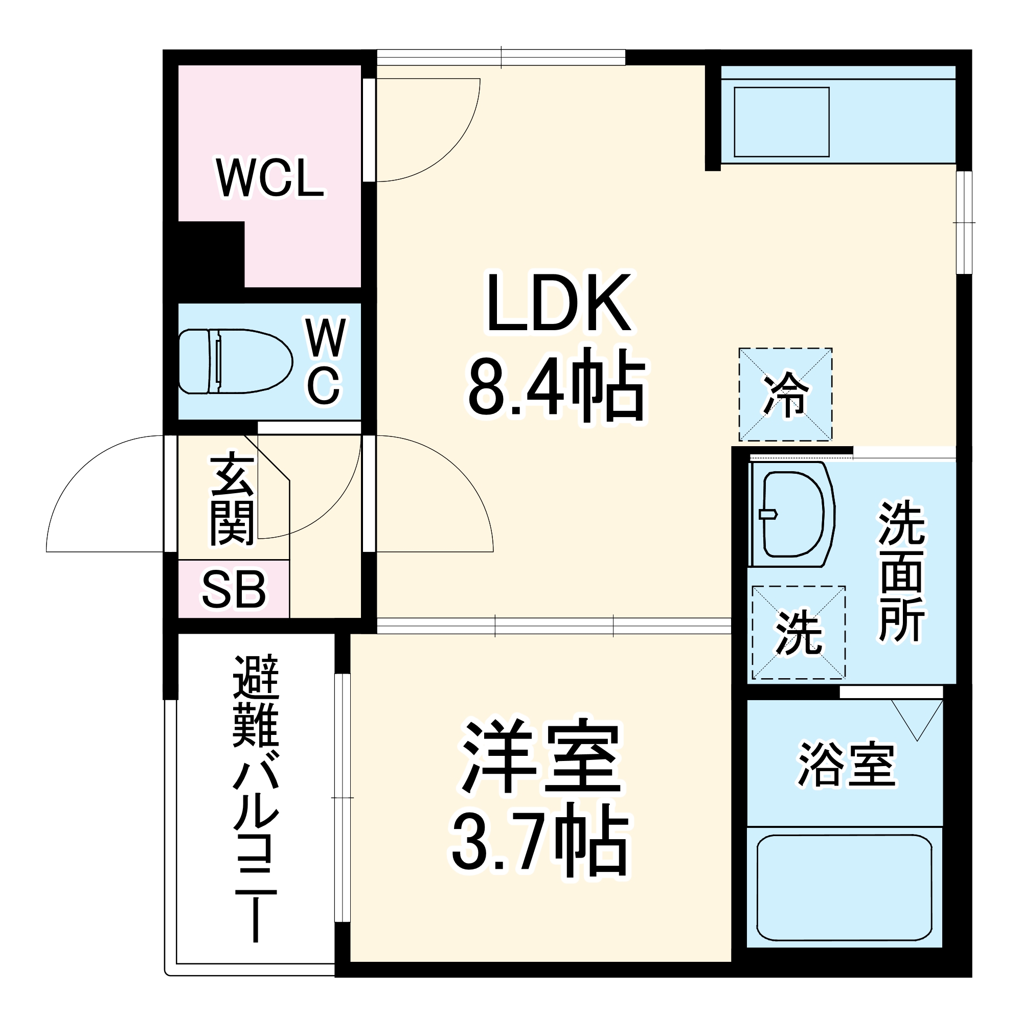 グランボヌールの間取り
