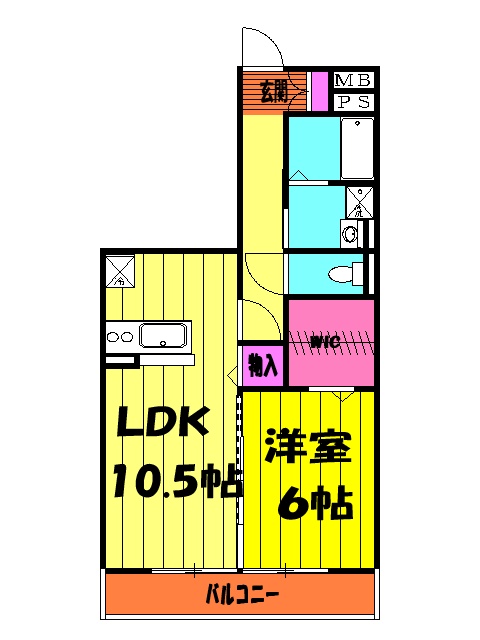 ベルレージュの間取り