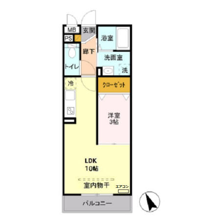 roi del'ours Ⅱの間取り