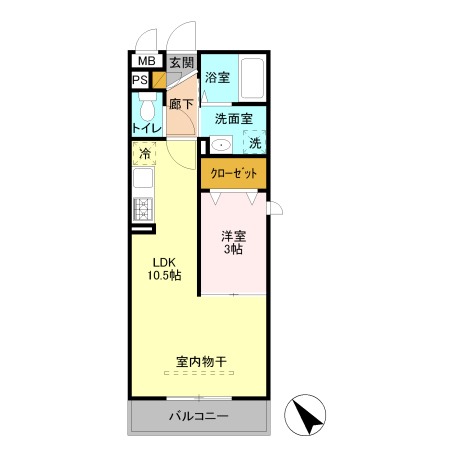 roi del'ours Ⅱの間取り