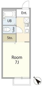 フローラAの間取り