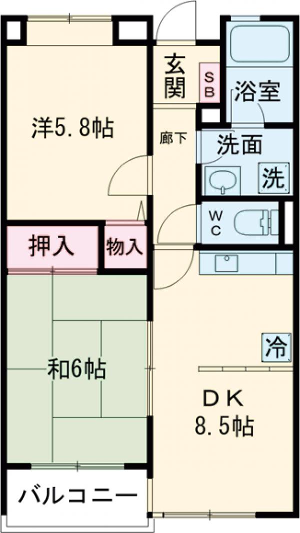 メゾンさくらの間取り