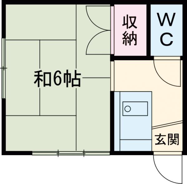 鈴木荘の間取り