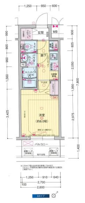 プレサンス DOMECITY コレー レの間取り